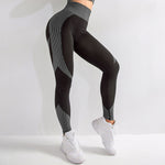 Slim Sweat Yoga Sweatpants: Hollow Seamless Design