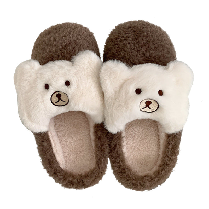 Cute Bear Women Plush Shoes - ILoveBabu