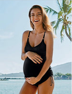 Maternity Split Bikini: Chic Swimwear for Moms-to-Be