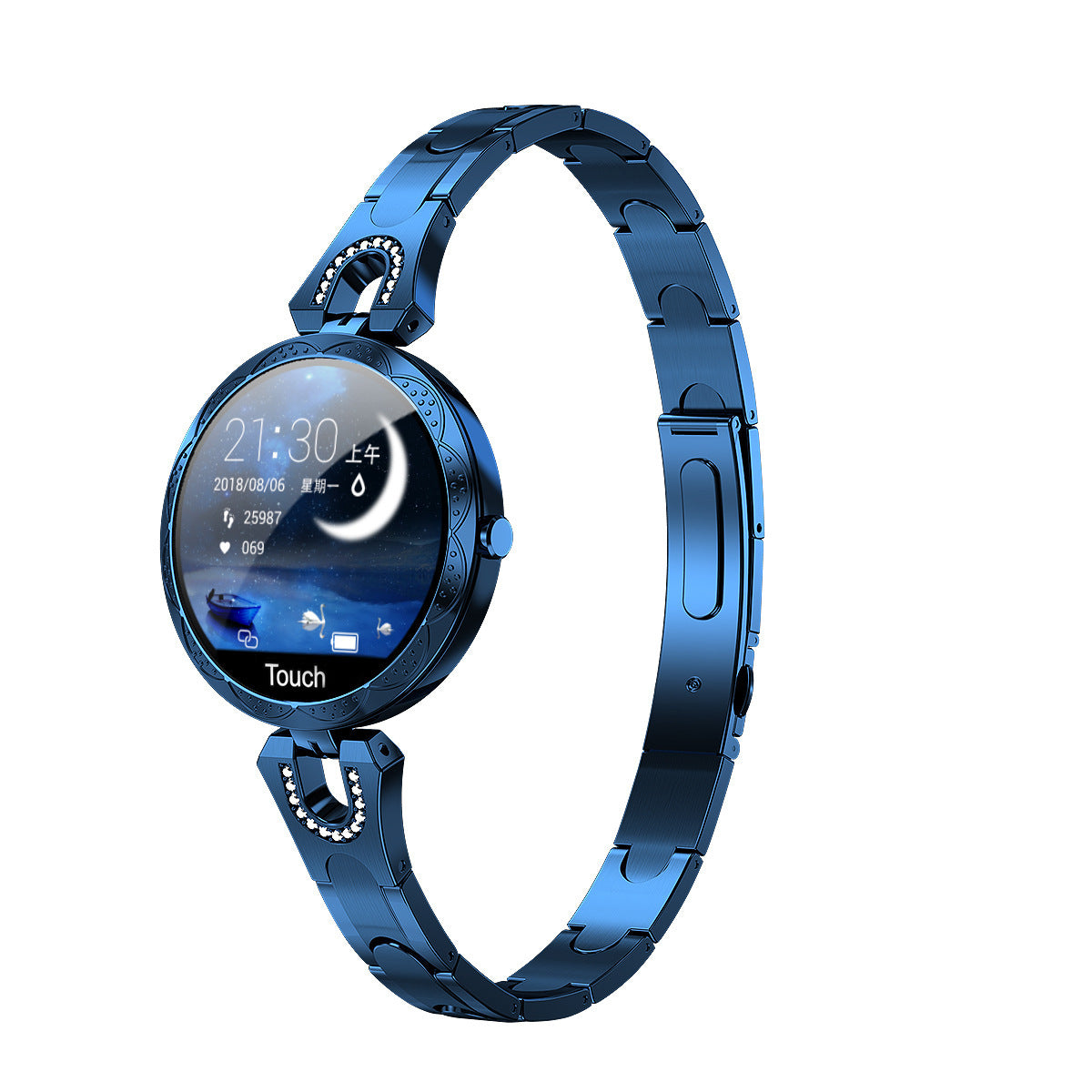 Women's Fashion Waterproof Smartwatch with Heart Rate Monitor