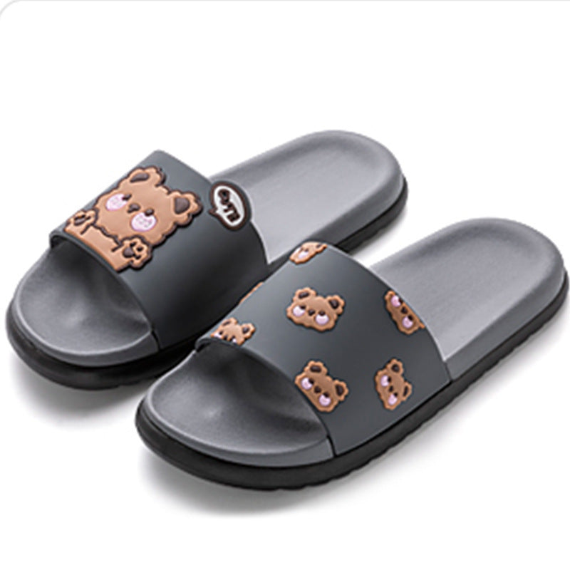 Cute Bear Slippers Non-slip Craft - ILoveBabu