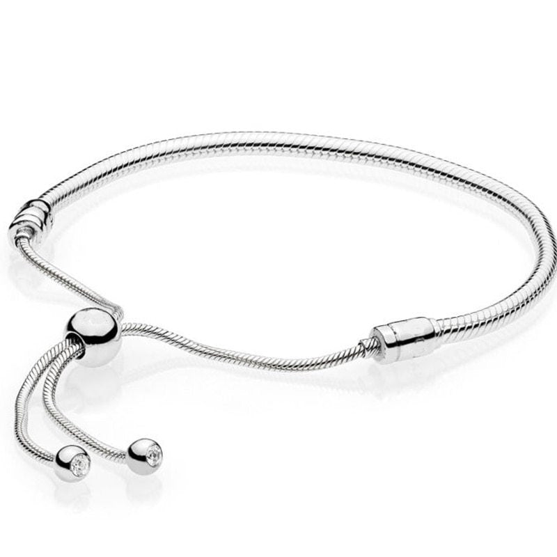 Stylish Silver Rope Tipe Bracelet: Elegant Silver Jewelry Accessory
