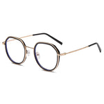 Metal Round Frame Anti-blue Light Glasses Fashion Retro Optical Glasses