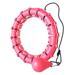 Smart Weighted Fitness Hoop: Infinity Plus Size, Detachable 24 Knots for Adult Weight Loss