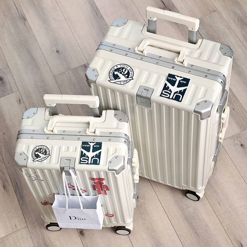 Extra Solid Aluminum Frame Trolley Case Luggage