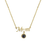 Mom Necklace S925 Silver 100 Languages I Love You Projection