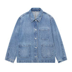 Ladies' Loose Denim Jacket Coat