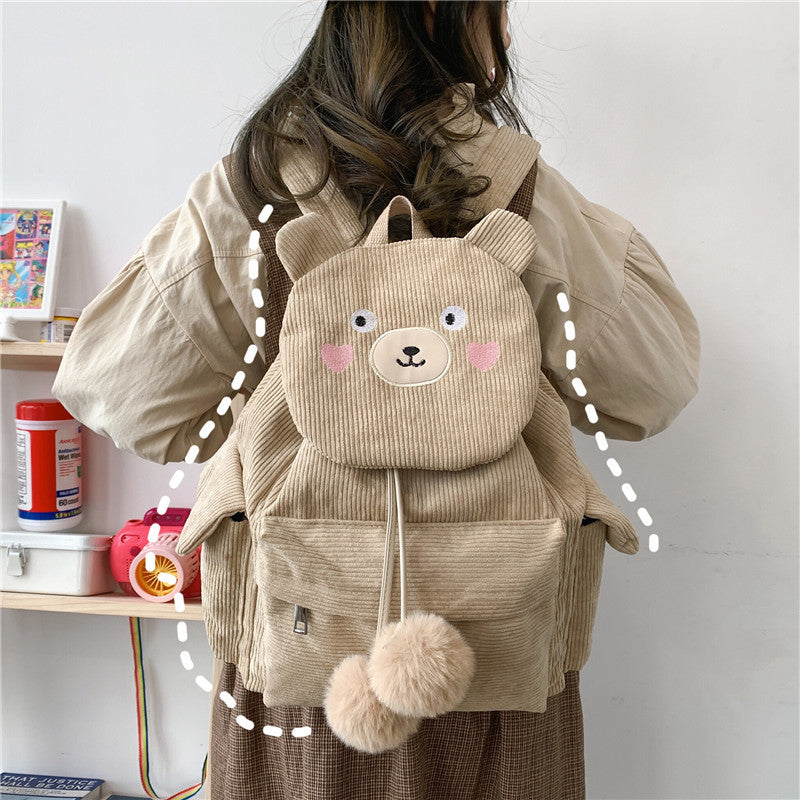 Bear Heart: Adorable Babu Bear Backpack for Kids and Adults - Babu